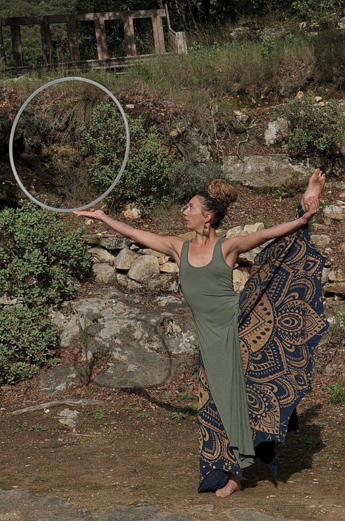 Magali Brun en résidence au Renard Mesquin, sept 2020, photo Pierre Pujuguet