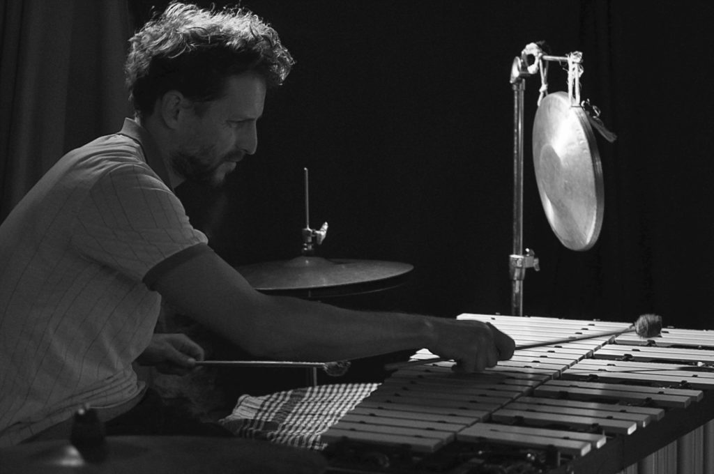 Le Skeleton Band en résidence d'artiste au Renard Mesquin,Carsan oct 2020, photo de Pierre Pujuguet