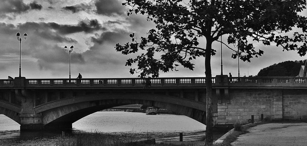 crepuscule sur l'adour, Bayonne, juillet 2021, photo de pierre pujuguet