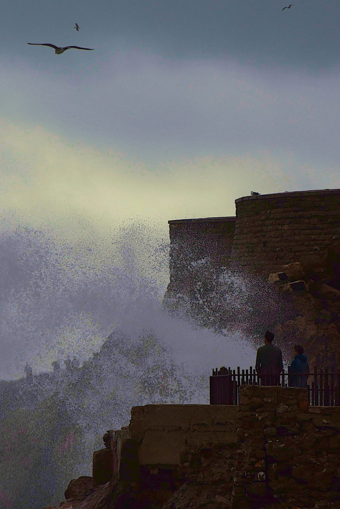 Coup de mer à Sète, théatre de la mer, octobre 2021, photo de Pierre Pujuguet